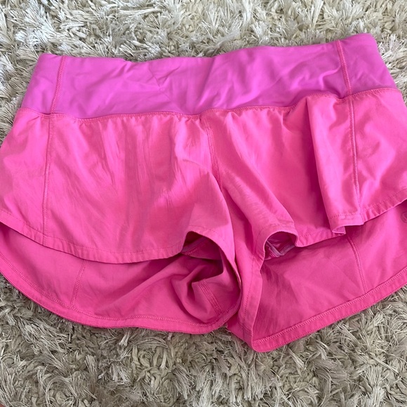 Hot Pink lulu lemon shorts - Picture 1 of 2